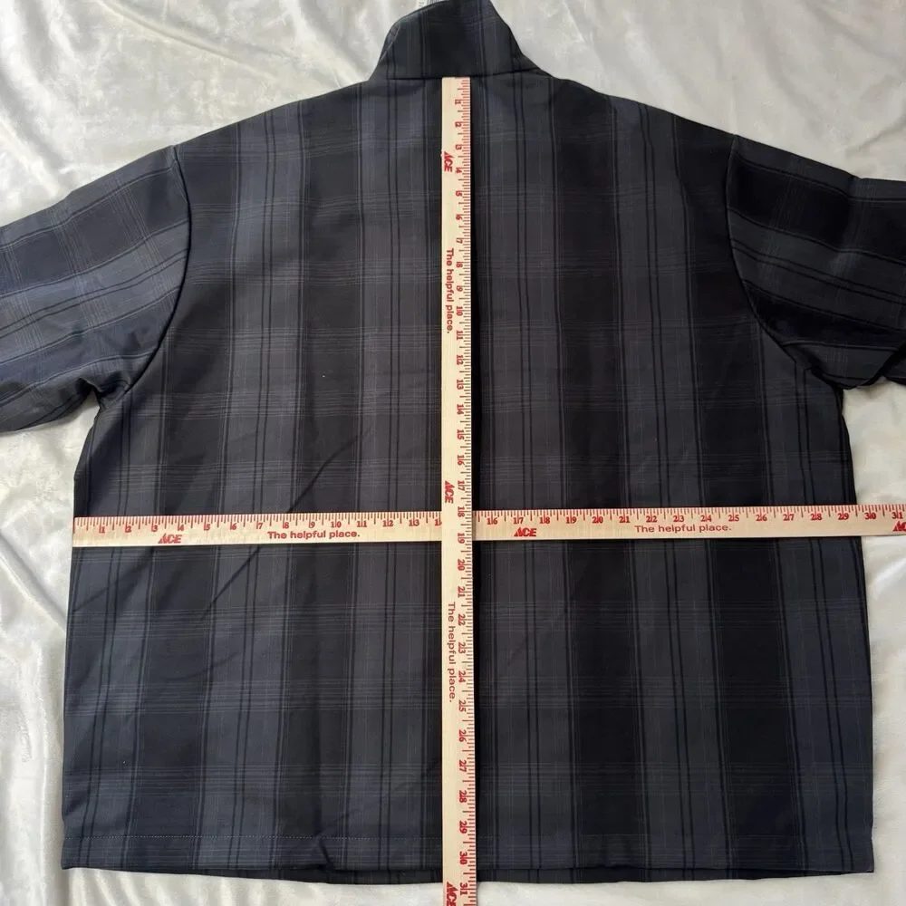 Adidas New Zealand All Blacks Plaid Woven Firebird Track Jacket